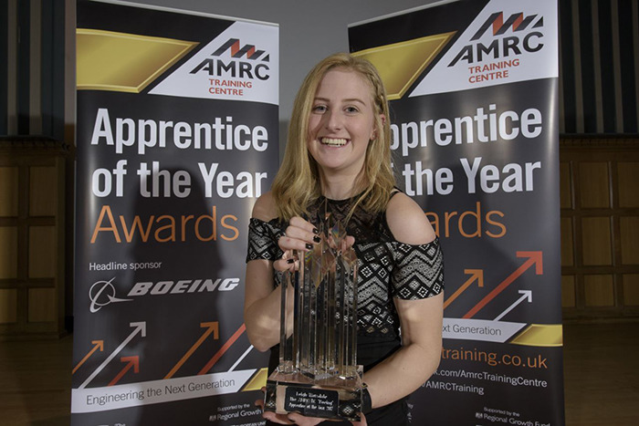 Apprentice of the Year Award winner, Leigh Worsdale of Foxwood Diesel 